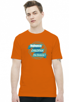 t-shirt męski - najlepszy chłopak na świecie