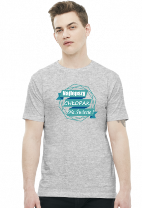 t-shirt męski - najlepszy chłopak na świecie