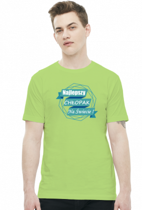 t-shirt męski - najlepszy chłopak na świecie
