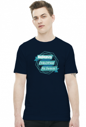 t-shirt męski - najlepszy chłopak na świecie
