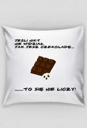 Poduszka z czekoladą