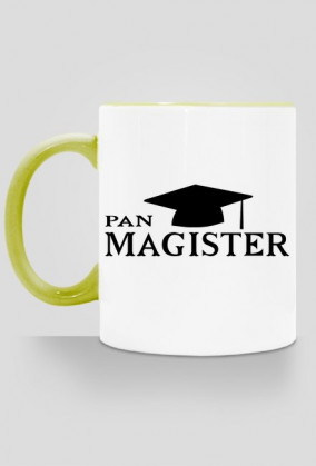 Prezent na obrone - kubek Pan Magister