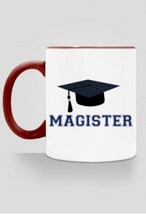 Prezent po obronie pracy magisterskiej - kubek Magister