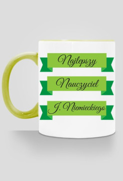 kubek, kolorowe ucho - najlepszy nauczyciel niemieckiego