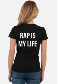 Koszulka I LOVE RAP (damska)
