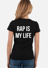 Koszulka I LOVE RAP (damska)