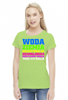 Woda Ziemia Halucynacja Hemoglobina Dwutlenek Węgla Taka Sytuacja - damska ciemna