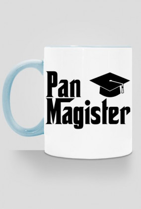 Prezent dla magistra z okazji obrony - kubek Pan Magister