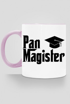 Prezent dla magistra z okazji obrony - kubek Pan Magister