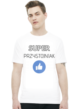 koszulka męska - super przystojniak
