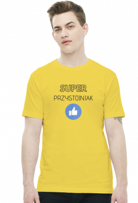 koszulka męska - super przystojniak