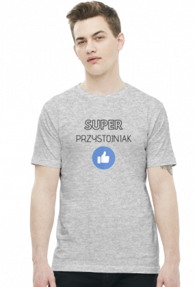 koszulka męska - super przystojniak