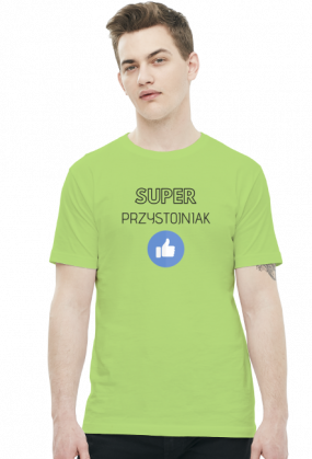 koszulka męska - super przystojniak