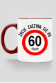 Zycie zaczyna sie po 60-tce kubek prezent na 60 urodziny