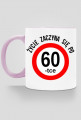 Zycie zaczyna sie po 60-tce kubek prezent na 60 urodziny