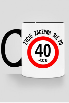 40 urodziny prezent Zycie zaczyna sie po 40-tce