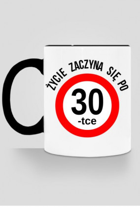 30 urodziny prezent kubek Zycie zaczyna sie po 30-tce