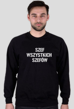 CZARNA BLUZA Z NAPISEM