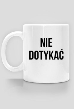 Kubek z napisem