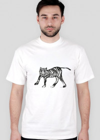 Tygrys koszulka męska, koszulka z tygrysem, tiger t-shirt