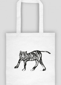 Eko torba z tygrysem, tygrys torba na zakupy