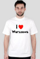Koszulka I Love Warszawa