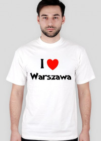 Koszulka I Love Warszawa