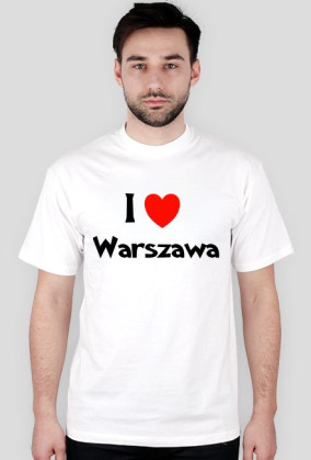 Koszulka I Love Warszawa