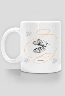 Pszczoła kubek, kubek z pszczółką, pszczoły kubek, honey bee mug
