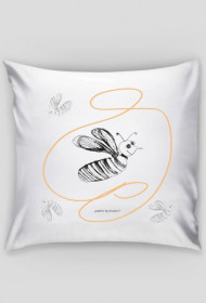 Pszczoła poduszka, poszewka z pszczołą, pszczólka poszewka