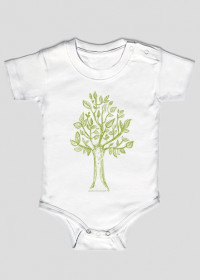 Drzewo body niemowlęce, dzrewko ubranko dziecięce