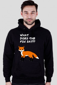 What does the fox say?? bluza z kapturem