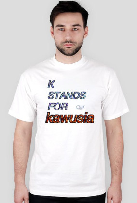 CWiK - koszulka, k stands for kawusia