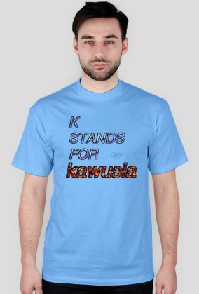CWiK - koszulka, k stands for kawusia