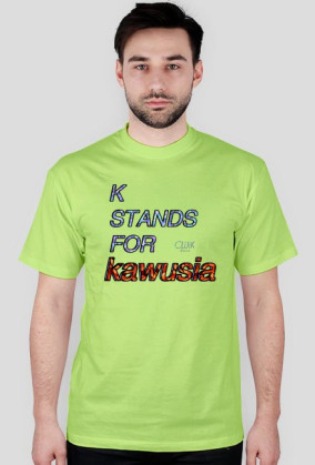 CWiK - koszulka, k stands for kawusia