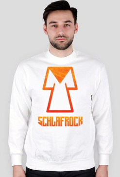 Bluza SchlafRock z pomarańczowym nadrukiem
