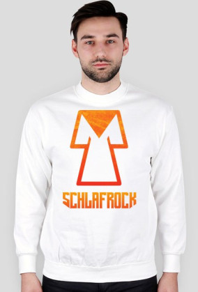 Bluza SchlafRock z pomarańczowym nadrukiem