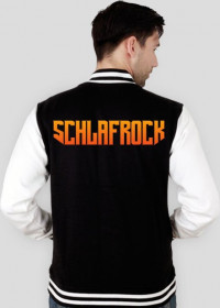 Bluza SchlafRock z pomarańczowym nadrukiem