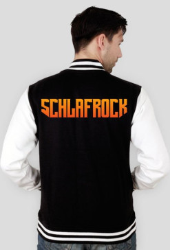 Bluza SchlafRock z pomarańczowym nadrukiem