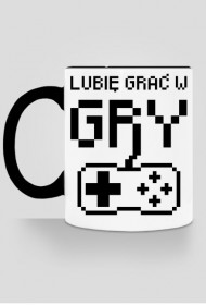 Kubek wzór "Lubię grać w gry"