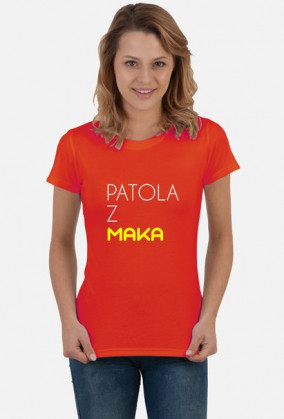 KOSZULKA (Patola Z MAKA) damska/DOWOLNY KOLOR)