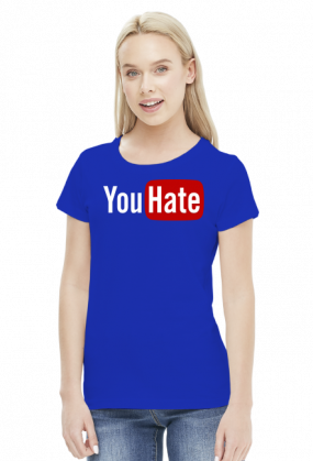 YouHate (jak YouTube) - damska ciemna