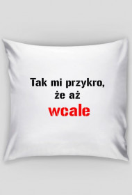 poduszka Tak mi przykro, że aż wcale"