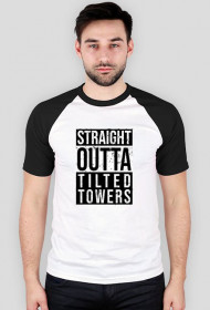 Straight Outta Tilted Towers (Dirt) - Koszulka Baseball Fortnite