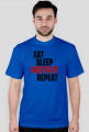 Eat Sleep Fortnite Repeat - Koszulka Fortnite