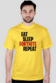 Eat Sleep Fortnite Repeat - Koszulka Fortnite