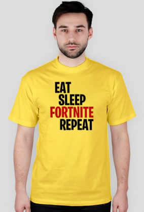 Eat Sleep Fortnite Repeat - Koszulka Fortnite
