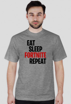 Eat Sleep Fortnite Repeat - Koszulka Fortnite