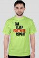 Eat Sleep Fortnite Repeat - Koszulka Fortnite