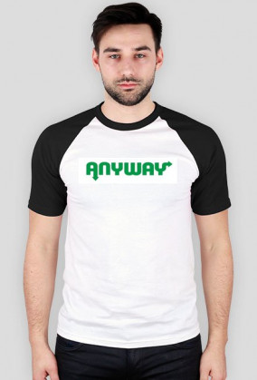 Baseball T-shirt męski "Anyway"